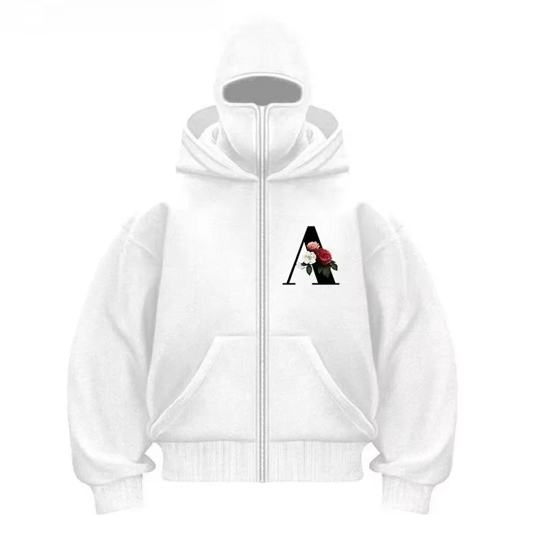 Stay Stylish and Warm with the Double Hooded Y2K Gothic Sweatshirt for Men and Women - Perfect for Autumn and Winter!