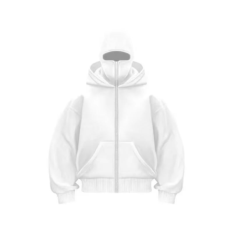 Stay Stylish and Warm with the Double Hooded Y2K Gothic Sweatshirt for Men and Women - Perfect for Autumn and Winter!