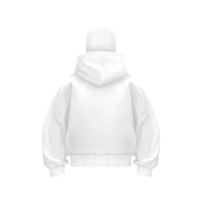 Stay Stylish and Warm with the Double Hooded Y2K Gothic Sweatshirt for Men and Women - Perfect for Autumn and Winter!